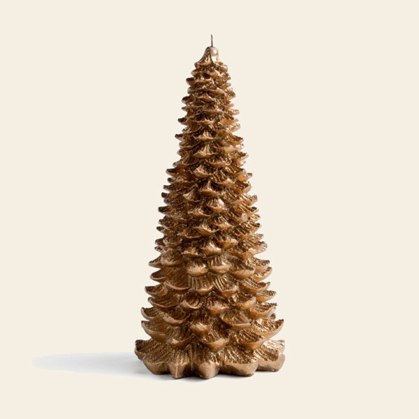 Con forma de árbol de Navidad