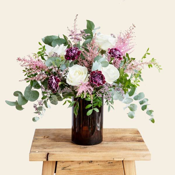 Un ramo de flores preservadas