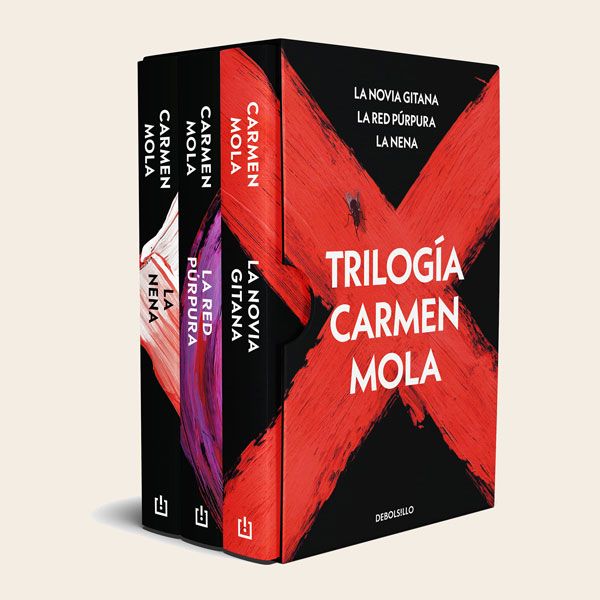 La Trilogía de Carmen Mola: La novia gitana, La red púrpura y La Nena