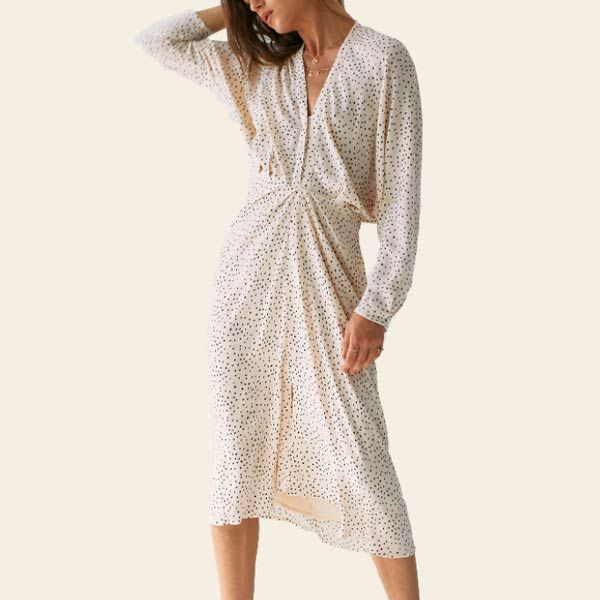 Con estampado de lunares