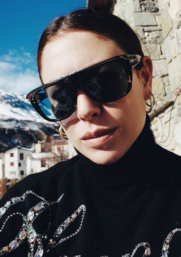 Blanca Suárez con gafas de sol de Dior