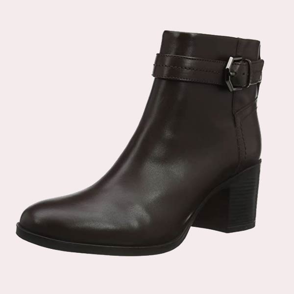 Geox D New Asheel, Botas Cortas al Tobillo Mujer