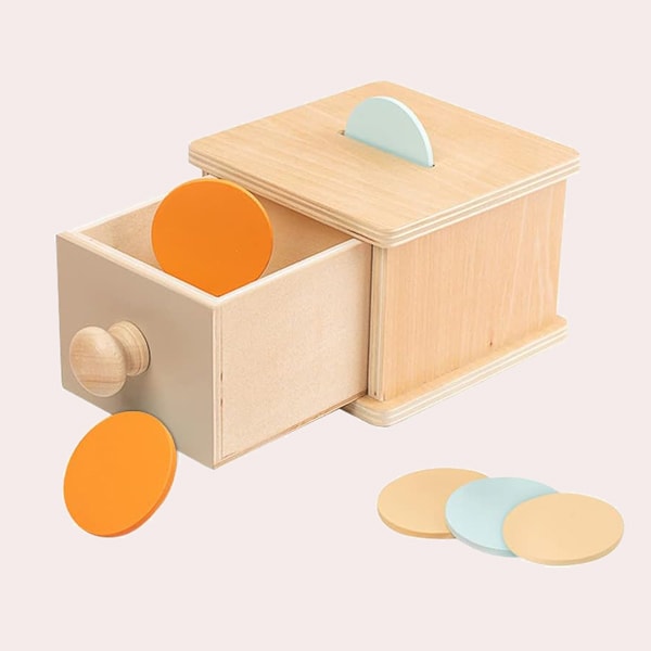 BlueXP Juguetes Montessori Caja de Permanencia de Objetos