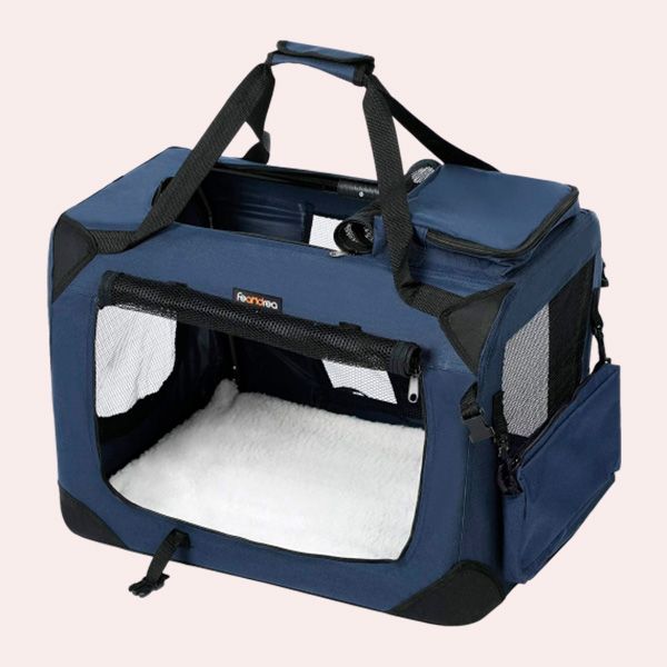 Transportin para perros grandes 100cm adaptado para porton trasero coche