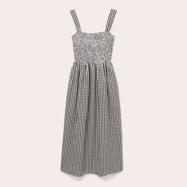 Para los días más calurosos: vestido 'midi' con estampado vichy