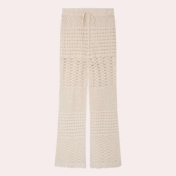 Los pantalones de crochet a conjunto