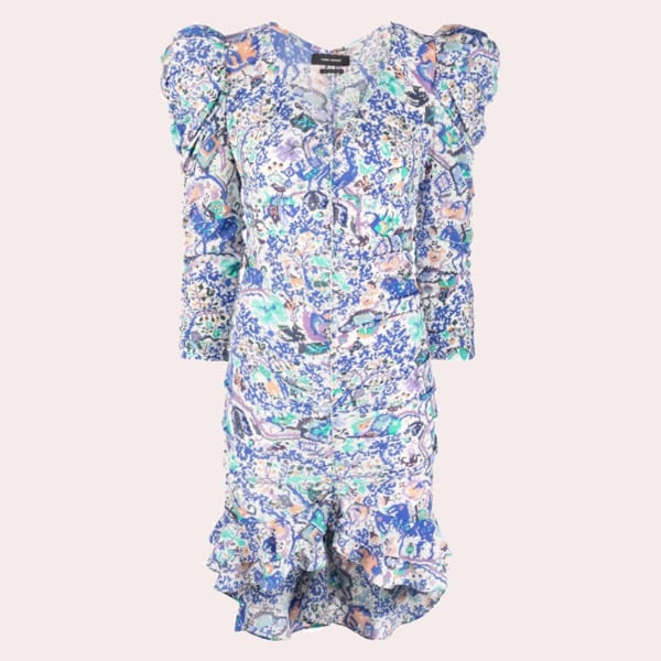 Vestido corto estampado