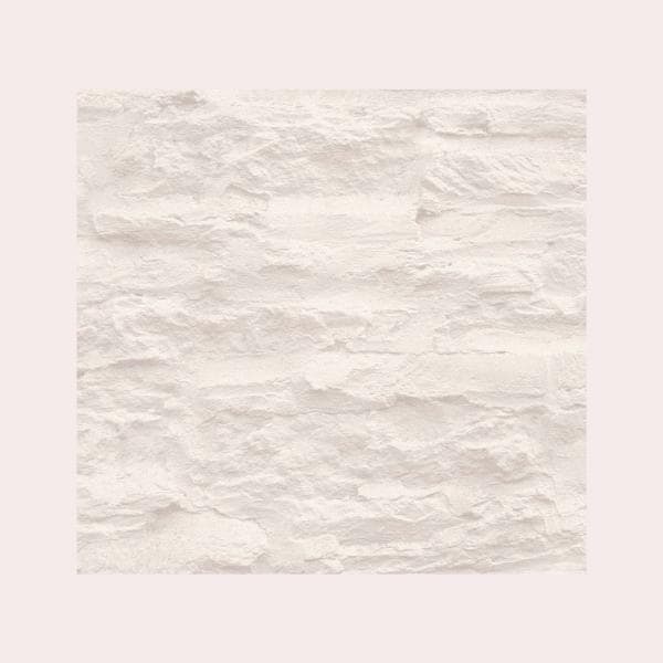 Papel pintado piedra beige crema y blanco