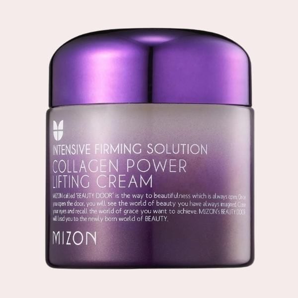 Una crema antiarrugas con colágeno