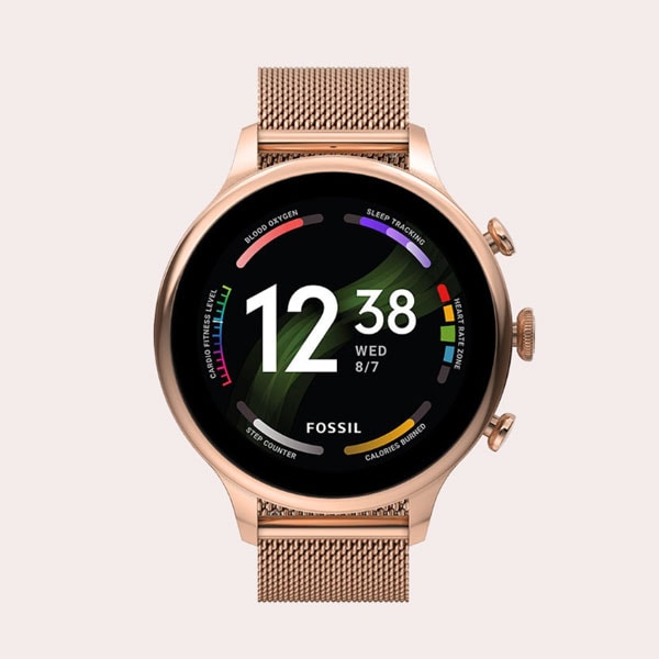Fossil Connected Smartwatch Gen 6 para Mujer con tecnología Wear OS de Google,