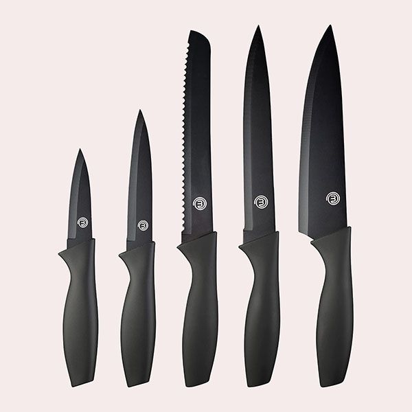 PAUDIN Juego de cuchillos de chef de 7 piezas, juego de cuchillos  profesionales para cocina, hoja afilada de acero inoxidable de alto carbono  y mango