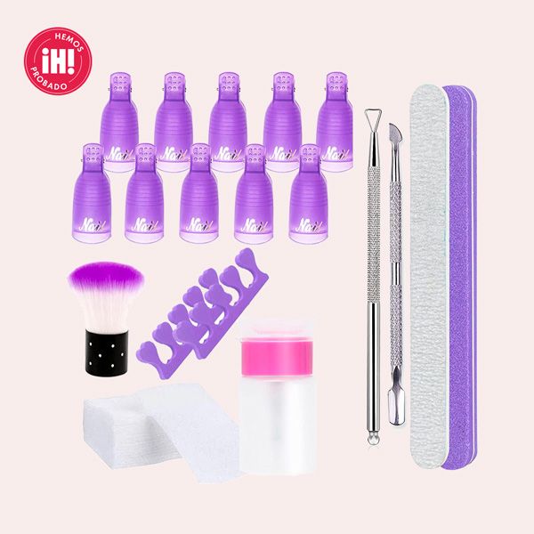 Kit de Uñas Removedor el Esmalte