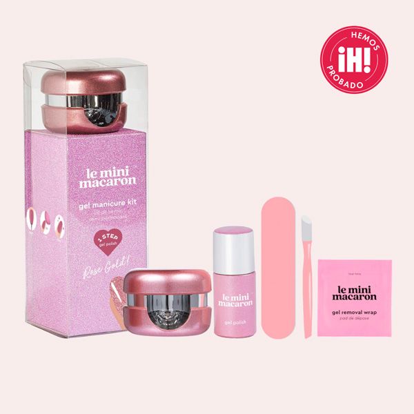 Le Mini Macaron Gel Manicure Kit Rose Gold