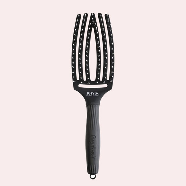 Olivia Garden Fingerbrush Combo cepillo de pelo tamaño medio