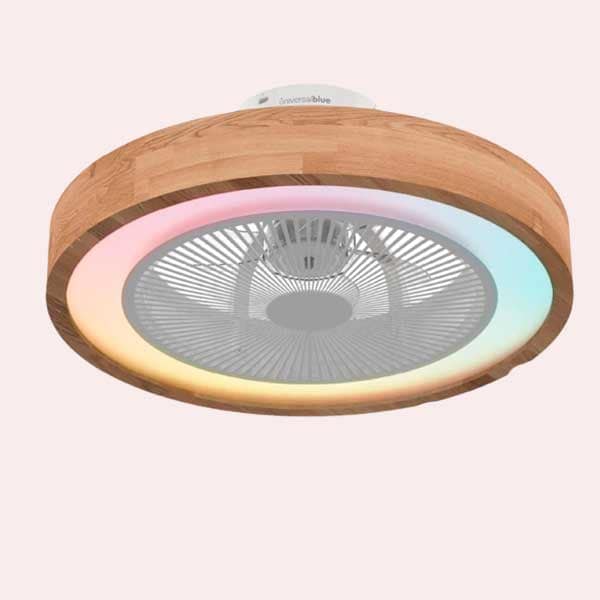 UNIVERSALBLUE Ventilador de Techo con Luz LED