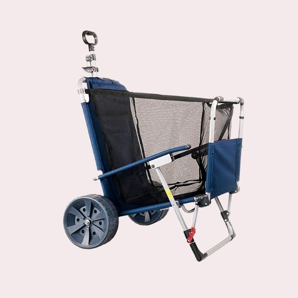 VOUNOT Carrito Compra Plegable de Aluminio, Carro de la Compra 6