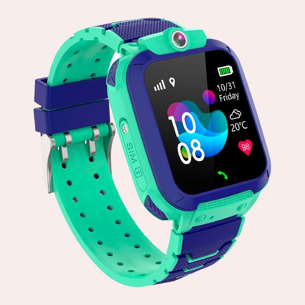 Reloj inteligente niños con cámara rastreador GPS llamada emergencia niños  niños