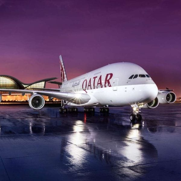 Avión Qatar Airways
