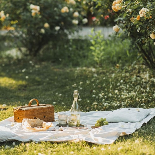Mantas para pícnic en primavera
