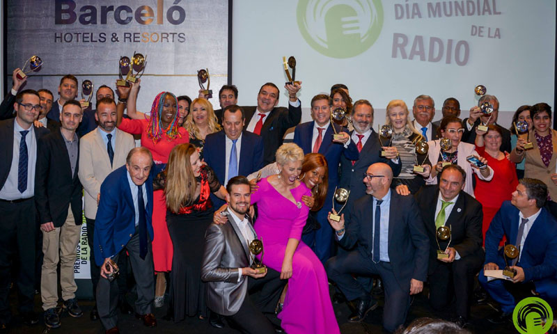 Los Premios 'Día Mundial de la Radio 2018' destacan la labor de comunicadores, deportistas y artistas
