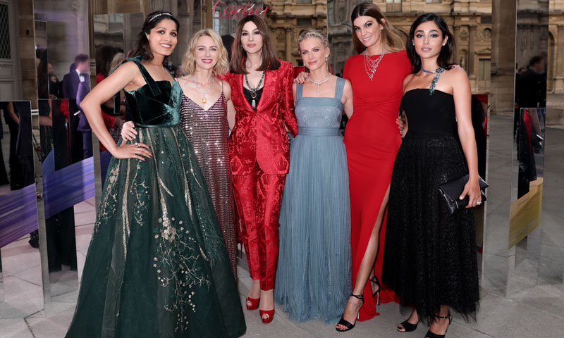 Monica Bellucci y Naomi Watts, dos invitadas de excepción en la cena de gala de Cartier en París