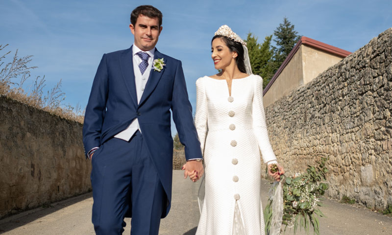 La boda de Ione y Manuel en el Monasterio del Espino