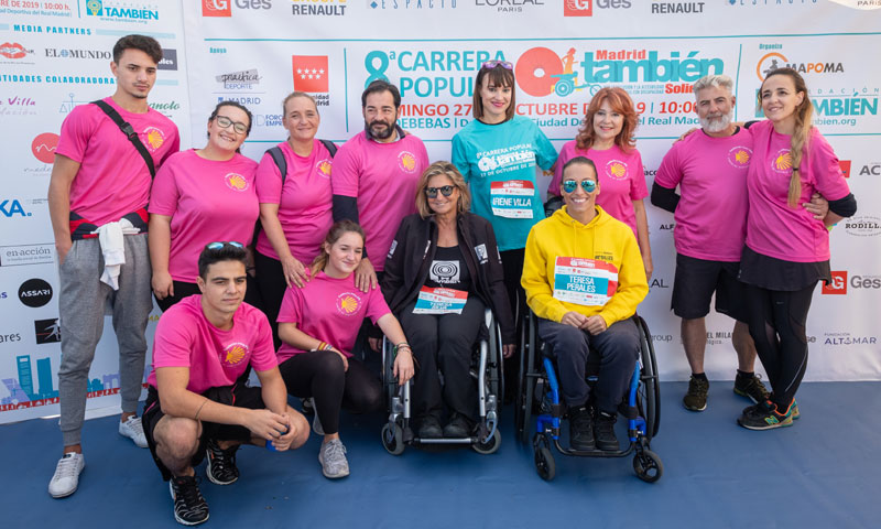 Irene Villa amadrina una carrera por la inclusión de las personas con discapacidad