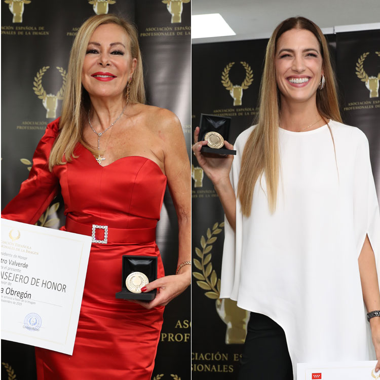 Ana Obregón y Laura Sánchez, premiadas por la Asociación Española de Profesionales de la Imagen 