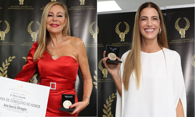 Ana Obregón y Laura Sánchez, premiadas por la Asociación Española de Profesionales de la Imagen