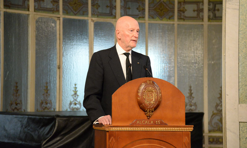 Simeón de Bulgaria recibe el Premio Embajador José María Velo de Antelo