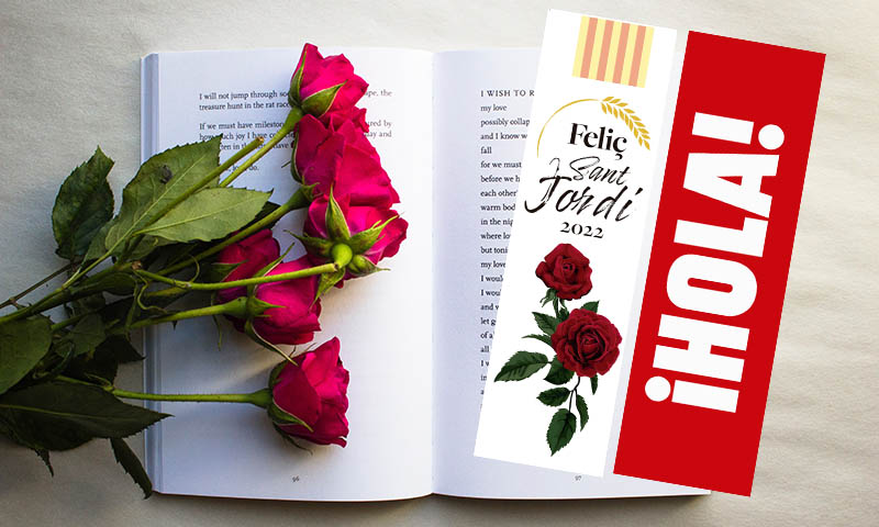 Este Sant Jordi, no te quedes sin tu marcapáginas especial de ¡HOLA!