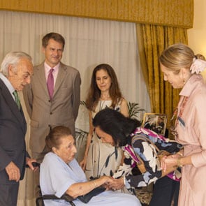 La infanta Margarita preside la recepción anual de la Fundación Hispano británica