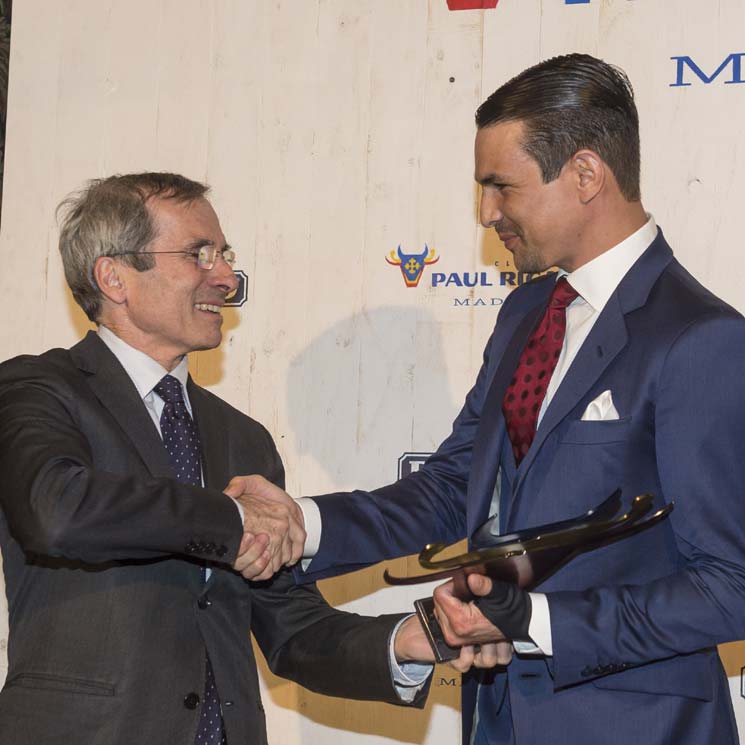 José María Manzanares galardonado con el ‘V premio anual Club Taurino Paul Ricard de Madrid'