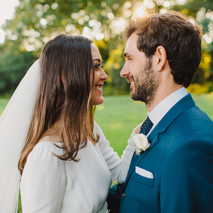 La romántica boda de Andrea y David en el Pazo gallego de Cores