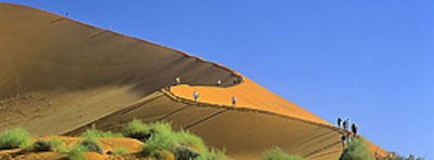En globo sobre las dunas de Sossusvlei (Namibia)