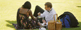 Ópera y picnic de gala en Glyndebourne