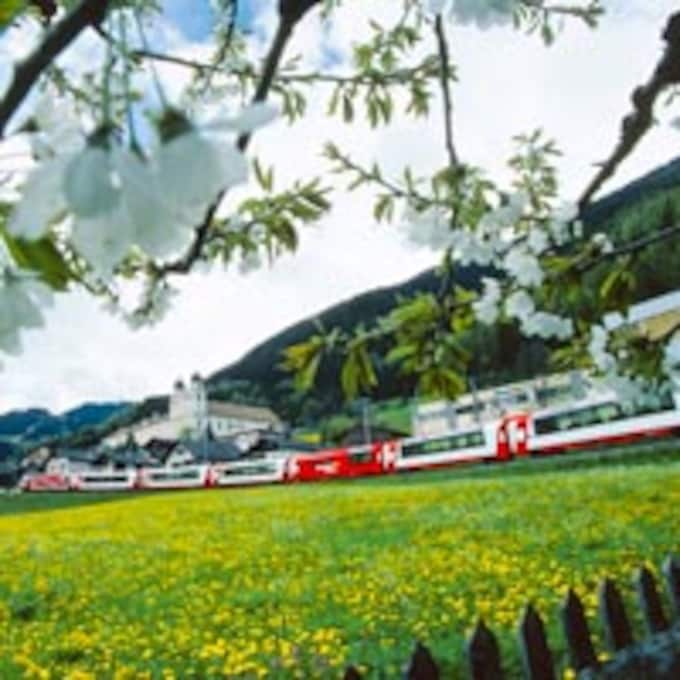 Trenes panorámicos para recorrer Suiza de punta a punta 