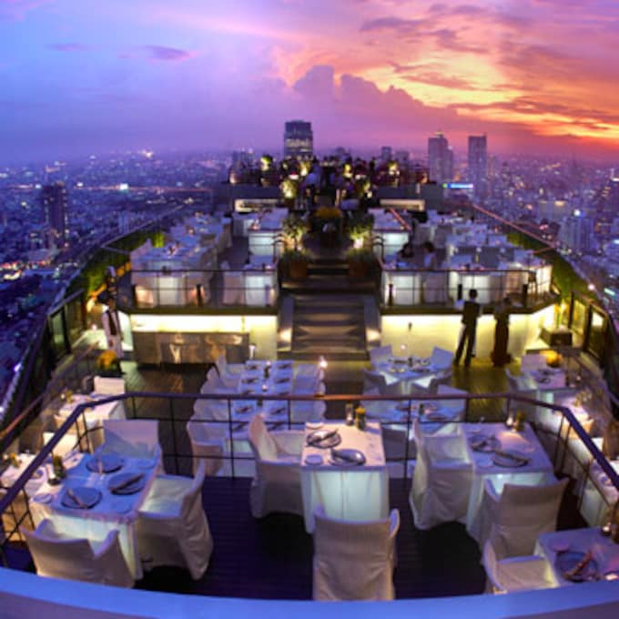 Seis terrazas de Bangkok donde cenar o tomar una copa junto a las estrellas