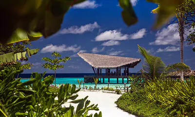 Explorando el océano y de relax en las Maldivas