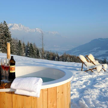 Y después de las fiestas... vacaciones de invierno en una cabaña con los Alpes a los pies