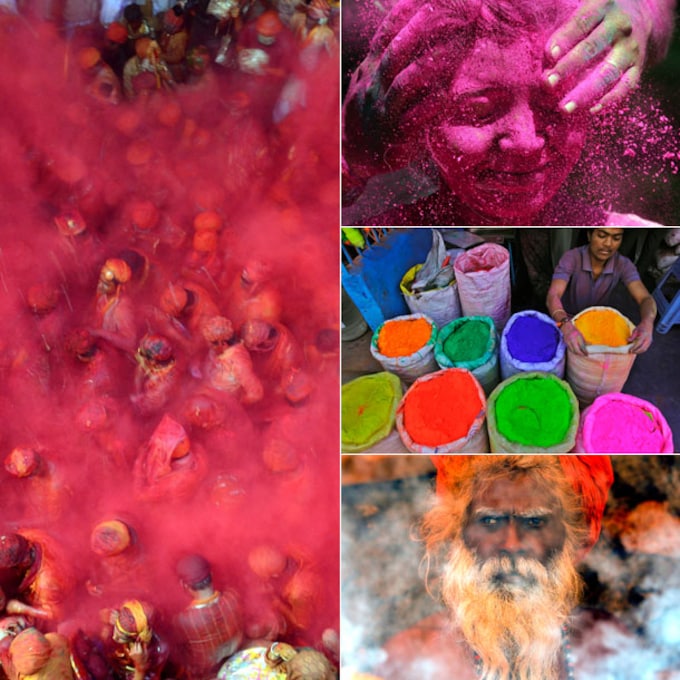 El éxtasis del Festival de Holi, la fiesta más colorida de la India