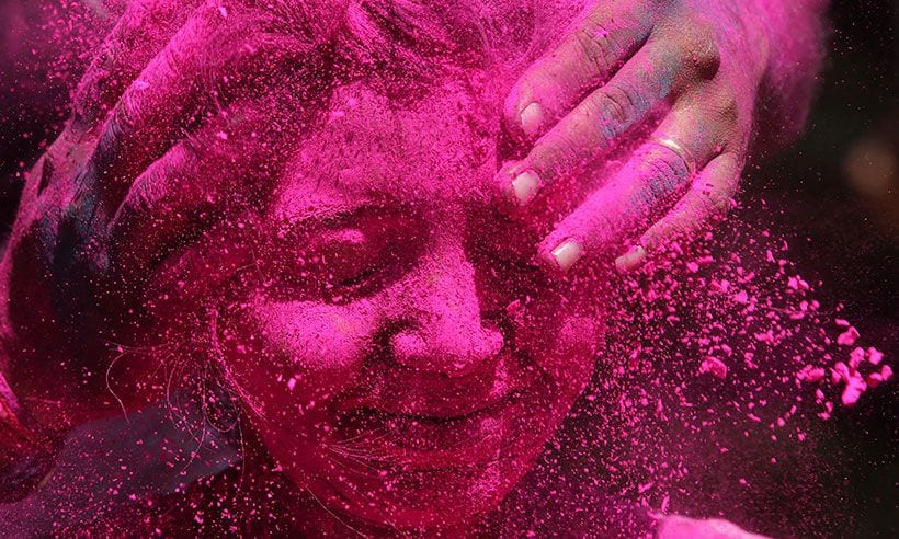 El éxtasis del Festival de Holi, la fiesta más colorida de la India