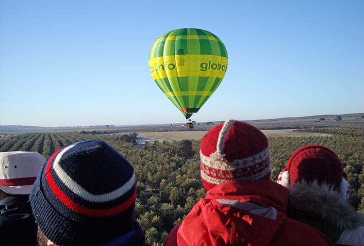 Vuelo en globo sobre Doñana