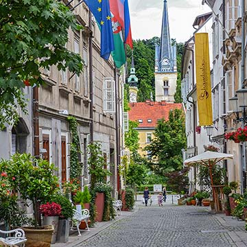 De paseo por Liubliana, la capital verde europea