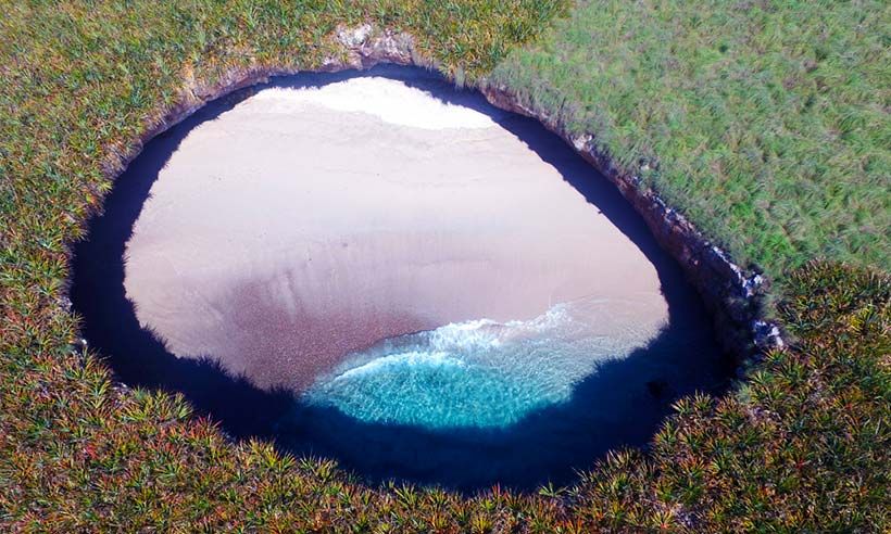 Así es la Playa del Amor, un lugar único en el mundo