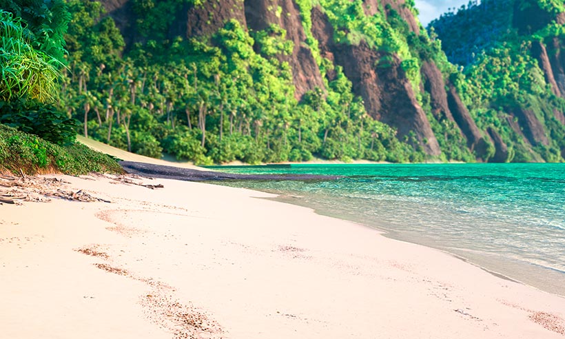 La isla que ama Vaiana está en... el Pacífico Sur