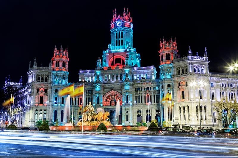 Resultado de imagen de AYUNTAMIENTO MADRID NAVIDAD