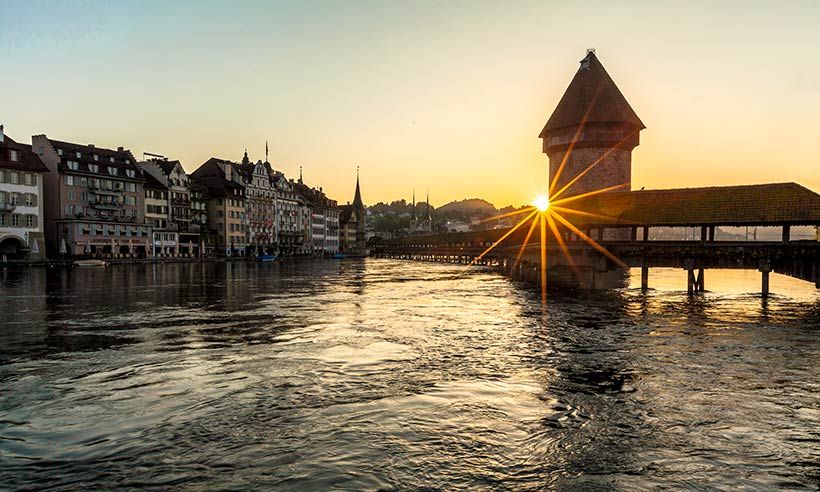 Suiza-lucerna-atardecer