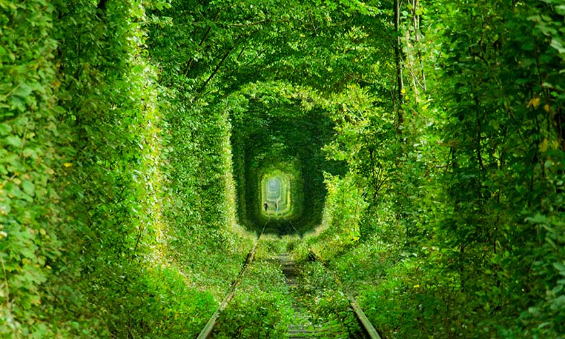 El túnel del amor, el preferido de los enamorados