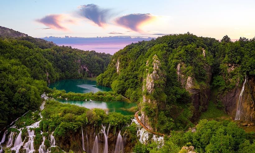 Resultado de imagen de parque nacional de los lagos de plitvice â€“ croacia